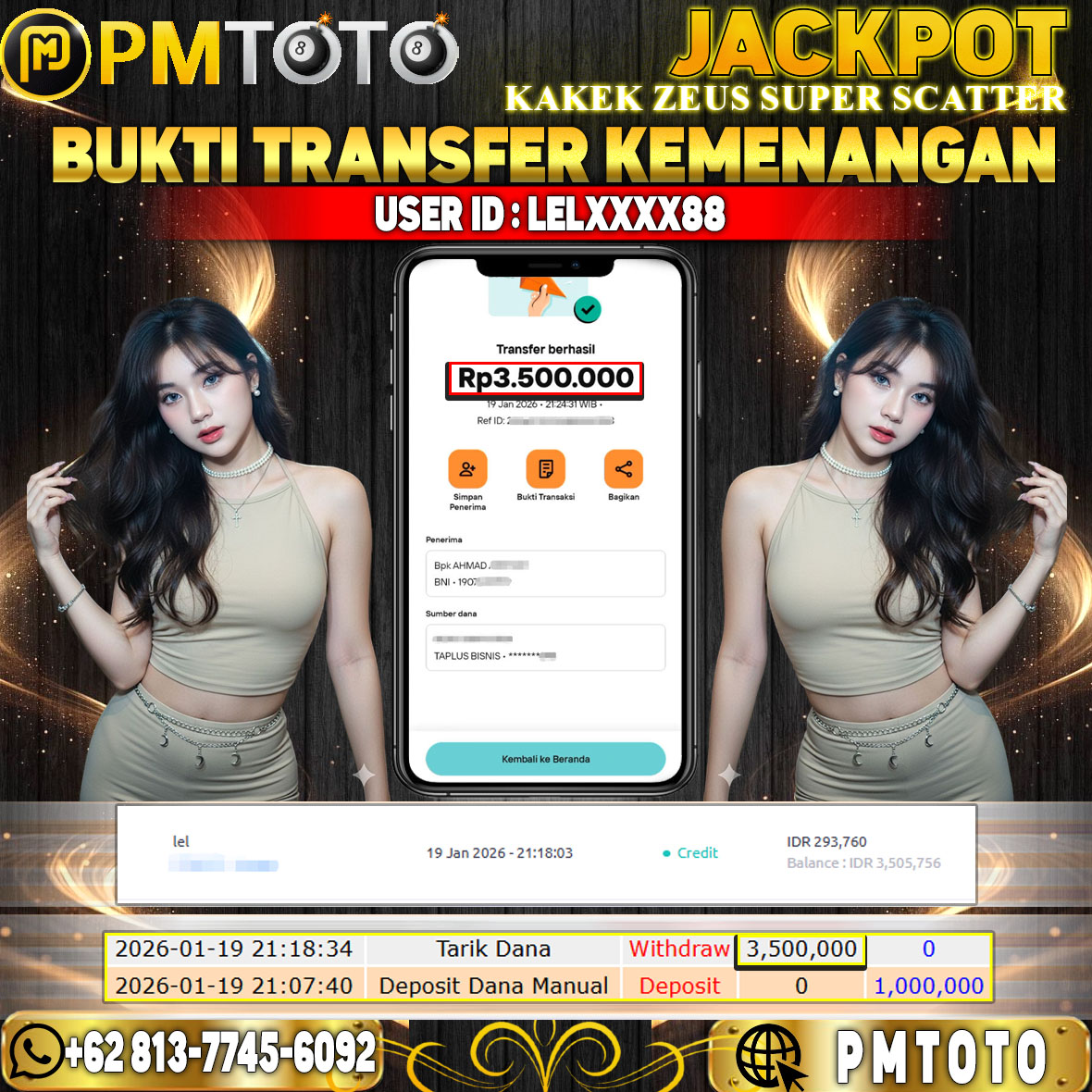 SELAMAT KEPADA MEMBER LELXXXX88 JACKPOT 3,5 JUTA DI GATES OF OLYMPUS SUPER SCATTER