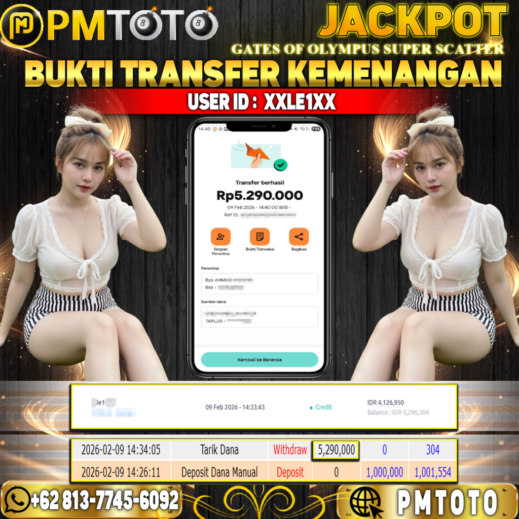SELAMAT KEPADA MEMBER XXLE1XX JACKPOT 5,2 JUTA DI GATES OF OLYMPUS SUPER SCATTER