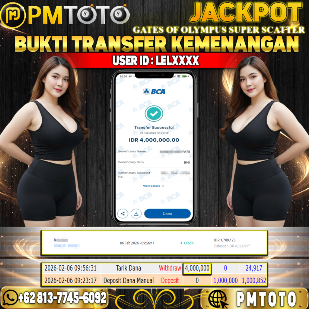 SELAMAT KEPADA MEMBER LELXXXX JACKPOT 4 JUTA DI GATES OF OLYMPUS SUPER SCATTER