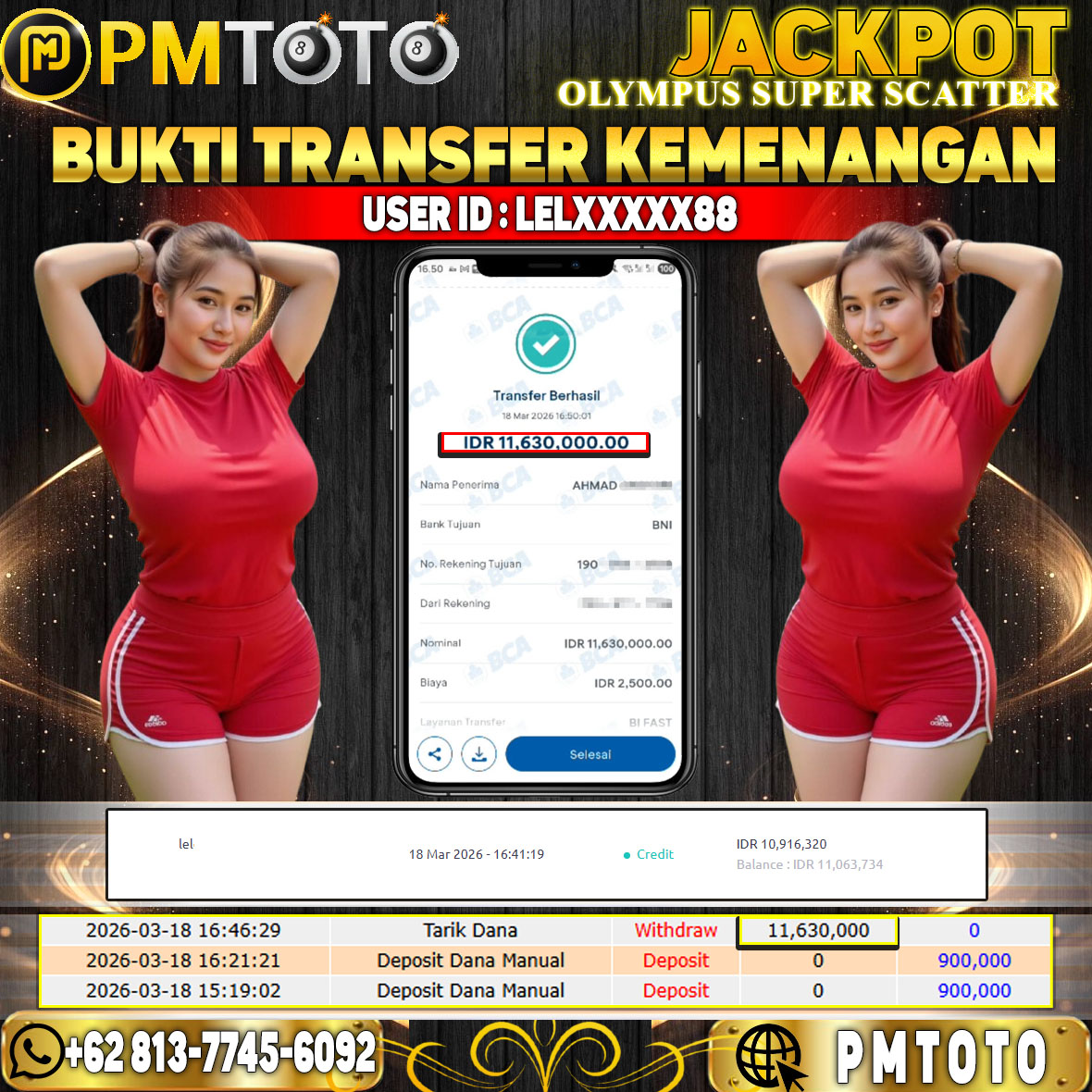 SELAMAT KEPADA MEMBER LELXXXX88 JACKPOT 11,6 JUTA DI GATES OF OLYMPUS SUPER SCATTER